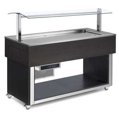 Buffet com refrigeração estática (placa gelada)