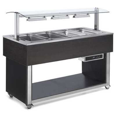 Buffet com aquecimento por ar quente
