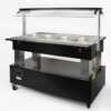 Buffet com aquecimento por banho-maria