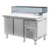 Bancada refrigerada para pizza com kit refrigerado incorporado