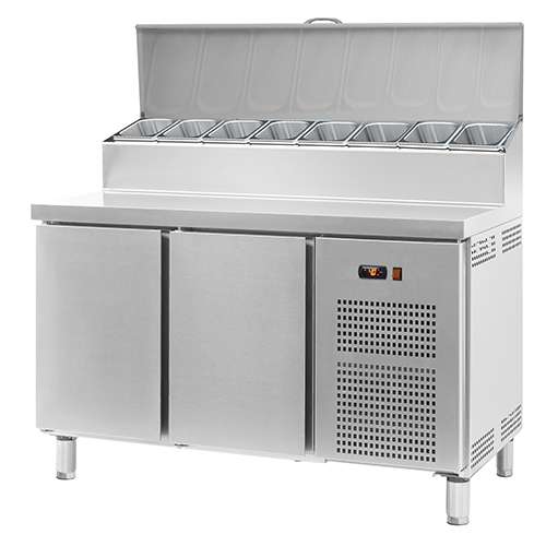 Bancada refrigerada para preparação de sanduíches e saladas Bancada refrigerada para preparação de sanduíches e saladas