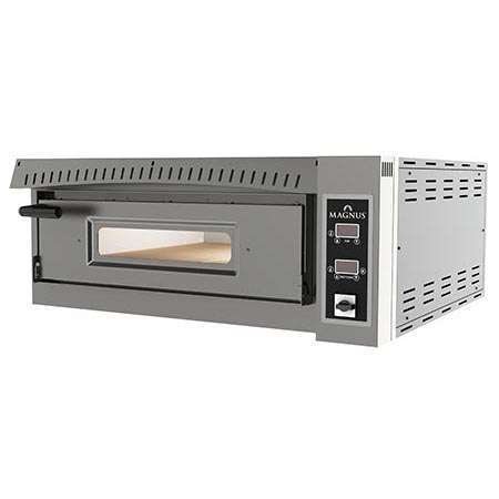 Forno de pizza elétrico com câmara totalmente em tijolo refratário Forno de pizza elétrico com câmara totalmente em tijolo refratário