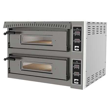 Forno de pizza elétrico com câmara totalmente em tijolo refratário Forno de pizza elétrico com câmara totalmente em tijolo refratário