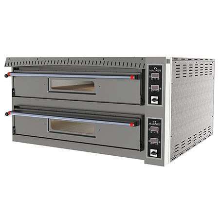 Forno de pizza elétrico com câmara totalmente em tijolo refratário Forno de pizza elétrico com câmara totalmente em tijolo refratário
