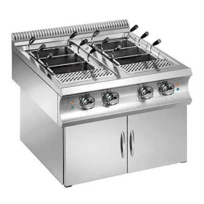Cozedor de pasta elétrico 40+40 l