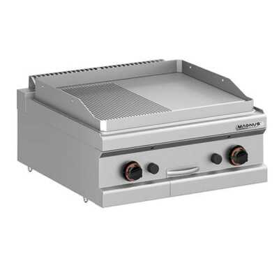Fry-top a gás duplo