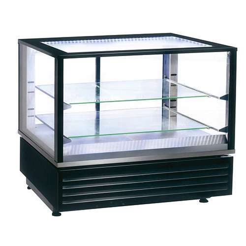 Vitrine panorâmica quente de bancada 2x GN1/1 Vitrine panorâmica quente de bancada 2x GN1/1