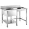MESA LAVA PRATOS INOX-ENTRADA 1500x735x850 CUBA DT