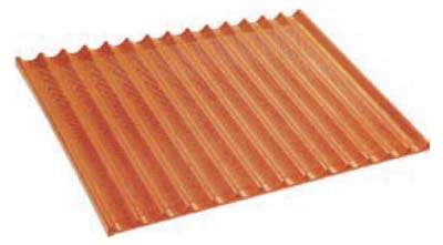 TABULEIRO ONDULADO ALUMINIO FURADO 60x40 S/REVEST