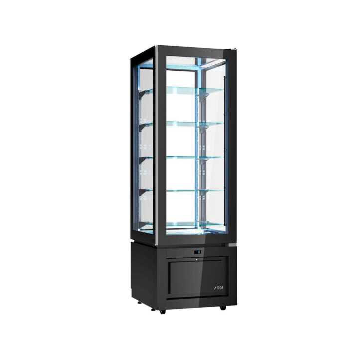 VITRINE LUXOR SLIM PRETA KP6A (+2º+10º) VENTILADA - Hotelequip.pt VITRINE LUXOR SLIM PRETA KP6A (+2º+10º) VENTILADA