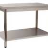 MESA DE TRABALHO 1 PRAT. 1500x600x850 INOX