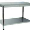 MESA DE TRABALHO 1 PRAT. 1500x700x850 INOX