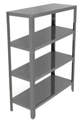 ESTANTERIA MODULAR LISA 1000x400x1800 INOX
