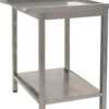 MESA LAVA PRATOS INOX - SAIDA 650x735x850mm
