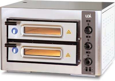 FORNO DE PIZZAS ELECT. UD502 4+4 x 25cm (DIAM.)