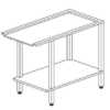 MESA T35 1200x590x850h MOD.HT AX-BX SÓ DE ENTRADA