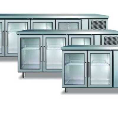 MESA GASTRO CONS.MGV410 GN1/1 - 4 P.VID. E ILUM.