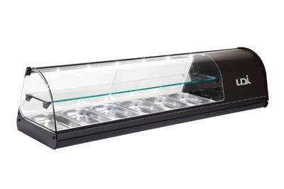 VITRINE REFRIGERADA 2 PLANOS UDI 6B-VC LEDS