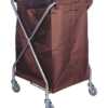 CARRO P/ROUPA MALEAVEL C/SACO LONA E RODAS ROTAT.