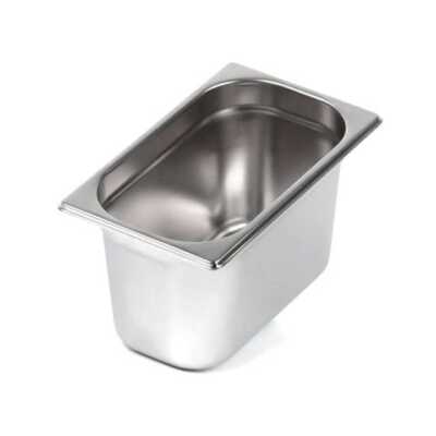 TABULEIRO GASTRONORM AÇO INOX GN1/4-150H