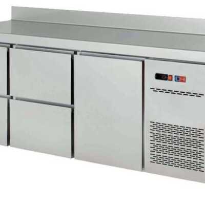 Mesa de snacks refrigerada 4 gavetas Profundidade 600  MR