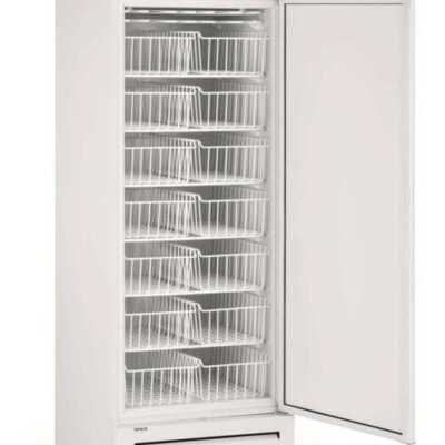 Arca congeladora 450 litros lacada a prata 700x700x2070h mm com 14 gavetas