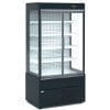 Mural expositor refrigerado com portas de vidro 4 prateleiras Profundidade 700 de 1530 x700 x1990h mm  MAE150PV-N cor PRETO