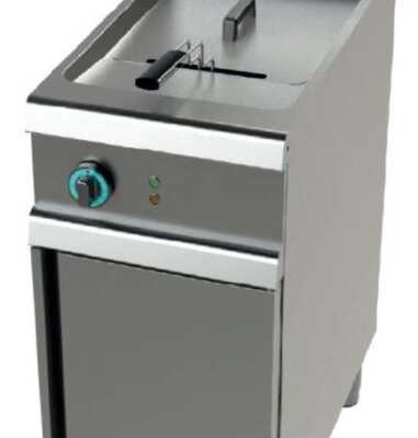 Fritadeira a gás 1cuba clean 21 litros com 19Kw Série 900  com dimensões 400x900x900h mm