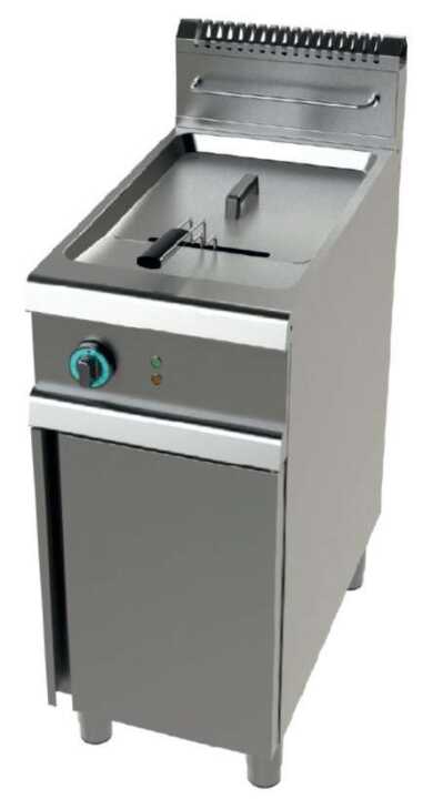 Fritadeira a gás 1cuba clean 21 litros com 19Kw Série 900 com dimensões 400x900x900h mm - Hotelequip.pt Fritadeira a gás 1cuba clean 21 litros com 19Kw Série 900 com dimensões 400x900x900h mm