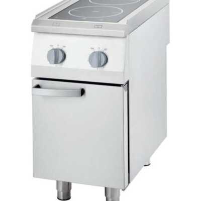 Fogão de indução com armário 2 zonas 400x700x850h mm 2x3