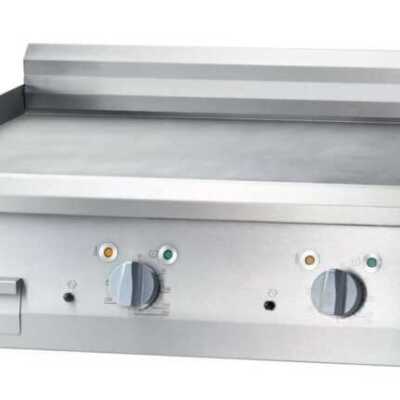 Fry Top eléctrica de mesa rectificada em aço