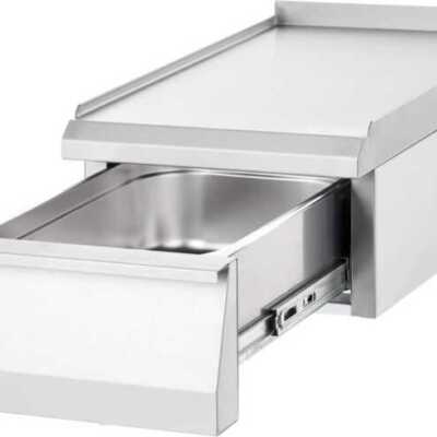 Armário de mesa neutro com gaveta 1200x700x250h mm