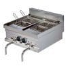 Cozedor elétrico de mesa para massas 14+14 litros 3+3 kw 600x600x265h mm