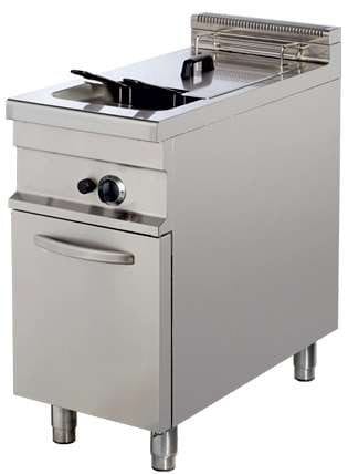 Fritadeira A Gás 1 Depósito 20 Litros De Óleo 15Kw 425X900X900H mm - Hotelequip.pt Fritadeira A Gás 1 Depósito 20 Litros De Óleo 15Kw 425X900X900H mm
