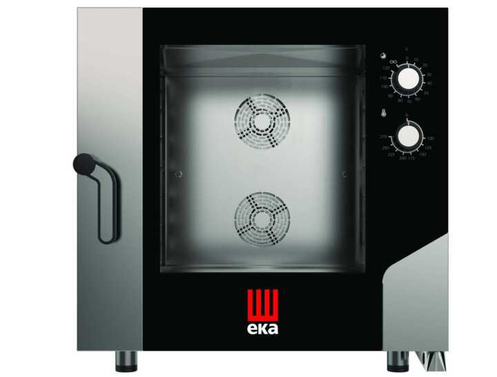 Forno de convecção elétrico SMART Pastelaria/Padaria (SEM HUMIDIFICADOR) 6 tabuleiros 600x400 mm - Hotelequip.pt Forno de convecção elétrico SMART Pastelaria/Padaria (SEM HUMIDIFICADOR) 6 tabuleiros 600x400 mm