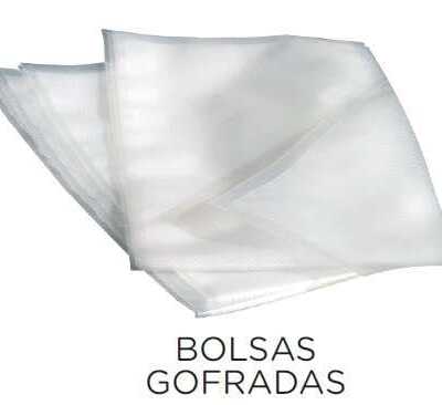 Saco de vácuo com ranhuras para embaladores a vácuo domésticos ou aspiração externa 200x300 (Embalagem de 100 unidades)