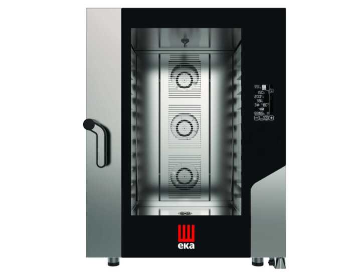 Forno de convecção elétrico BLACK MASK Pastelaria/Padaria 10 tabuleiros 600x400 mm - Hotelequip.pt Forno de convecção elétrico BLACK MASK Pastelaria/Padaria 10 tabuleiros 600x400 mm