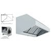 Hotte de parede Snack 800 Profundidade COM TURBINA 1500x800x700h mm