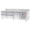 Mesa Baja con 4 cajones GN1/1-100 + 1 Cajón GN1/1-300 Fondo 700 de 1792 x700 x600h mm