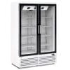 Armário expositor ventilado para congelação com porta dupla de vidro 940 litros 1270x785x2000h mm