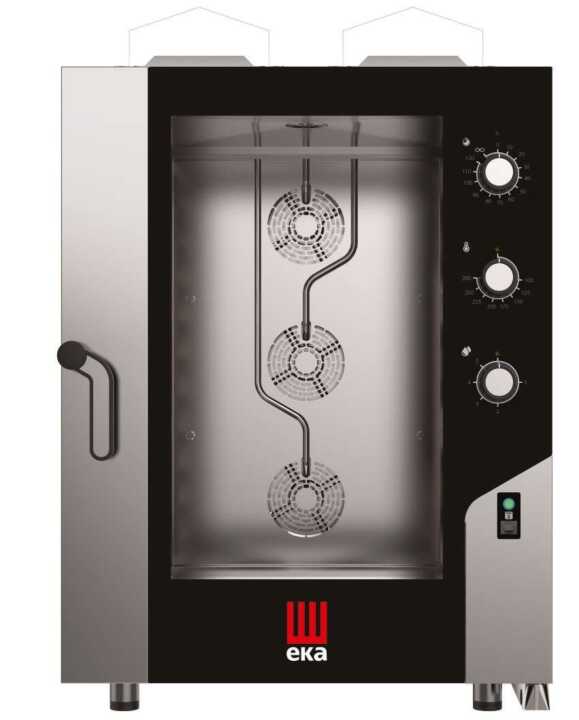 Forno de convecção a gás SMART Pastelaria/Padaria 10 tabuleiros 600x400 mm - Hotelequip.pt Forno de convecção a gás SMART Pastelaria/Padaria 10 tabuleiros 600x400 mm