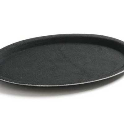 Tabuleiro para servir antiderrapante, oval, 210x290mm