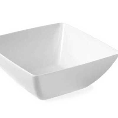Taça quadrada, Branco, 270x270x(H)105mm
