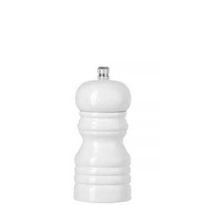Moinho de sal de madeira, Branco, ø50x(H)113mm