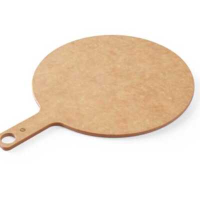 Tábua para pizza com pega, ø406x(H)6mm