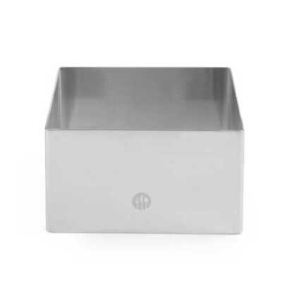 Forma para alimentos e acessório para empurrar quadrado, forma, 80x80x(H)45mm