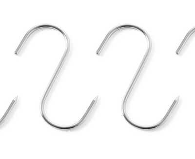 Ganchos de talho – conjunto de 4 ganchos, 4 pcs. , 90x4mm