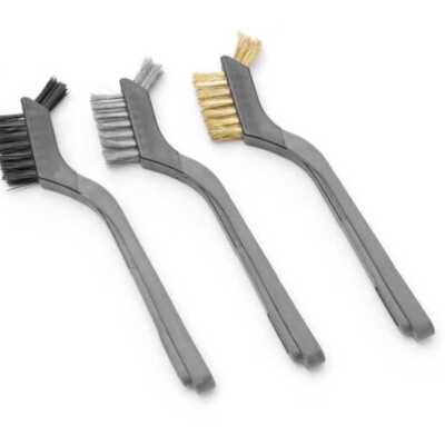 Conjunto de escovas de arame estreitas - 3 unidades, 3 pcs. , (L)178mm