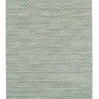 Individuais, padrão geométrico – conjunto de 6, Verde, 6 pcs. , 450x300mm