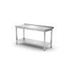 Mesa de trabalho borda e prateleira  - aparafusada